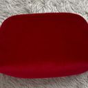 Christian Dior New  Red Velvet Double Zipper Travel Cosmetic Toiletry Evening Bag Photo 4