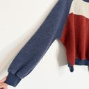 prAna  Flint Brook Wool Rib Knit Fleece Pullover Sweatshirt Nautical Outdoor XL Photo 3