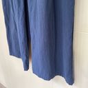 Halara  High Waisted Wide Leg Pull On Pants Casual Blue Elastic Waist ~ Size M Photo 5