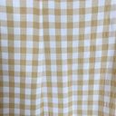 NWOT GINGHAM COTTAGECORE JUMPSUIT Tan Size L Photo 5