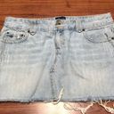 Aeropostale  Distressed Denim Skirt, Size 9/10 Photo 0