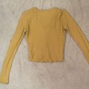 Sky And Sparrow Yellow Cropped Cardigan Photo 4