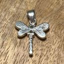 Sterling Silver Opal CZ Dragonfly 925  Pendant Photo 7