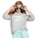 Stoney Clover Lane  x Target Pastel Logo Gray Crewneck Sweatshirt Photo 7