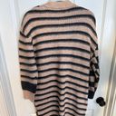 Topshop knitted checkerboard and stripe maxi cardigan Photo 5