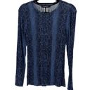 BCBGMAXAZRIA Snakeskin Long Sleeve Shirt Photo 3