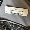 fab'rik  Top Women Medium Silver Bree Front Twist Sequin V-Neck Festive Party NEW Photo 2