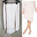 Alfani Seashell Pink Textured Illusion Asymmetrical Hem Skirt NEW Size 10 Photo 1