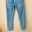 ZARA  High Rise Skinny Denim Jeans Blue Sz 00 Photo 5