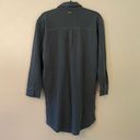 The Normal Brand Women's size XS Blue Henley Thermal Long Sleeve Shirt Dress Photo 7