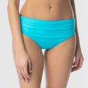 Coco reef New.  aqua mid rise bikini bottom. XL Photo 3