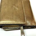 Patricia Nash Verla Gold Vintage Leather Trifold Wallet with RFID Protection Photo 7