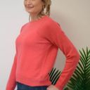 360 Cashmere 💕💕 Camille 100% Cashmere Sweater ~ Raspberry Pink Large L NWT Photo 3