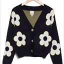 Industry NWT   REPUBLIC CLOTHING X  NORDSTROM Floral Jacquard Cardigan Photo 2