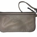 Nine West  Taupe Gray Faux Leather Wristlet/Clutch Photo 1