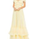 Mac Duggal Ruffle Tiered Babydoll Flowy Gown Photo 1