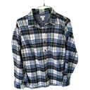 L.L.Bean  Women's BeanFlex All-Season Flannel Shirt, Long-Sleeve pine forest NWT Photo 1