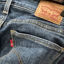 Levi's 711 knee ripped skinny denim jeans pants Photo 2