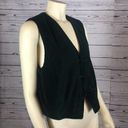 Karen Scott Vintage  green velvet vest with frog closure Photo 2