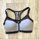 Wacoal  grey and black padded front zip sports  bra Photo 1