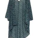 LuLaRoe  Womens Semi Sheer Oversized Poncho Shrug Wrap Floral Feminine Duster | M Photo 0