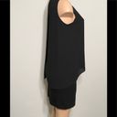 Karen Kane  black sheath dress w/overlay. NWOT Photo 1