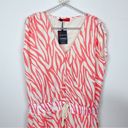 n:philanthropy  Royce Romper in Tropical Abstract Coral Photo 1