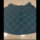 Forever 21 Green & Navy Blue Plaid Skirt - Size M Photo 4