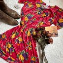 Just Love Vintage  floral red midi dress Photo 10