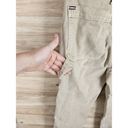 Alice + Olivia Khaki Double Knee Carpenter Utility Flare Khaki Jeans Womens 28 Photo 6