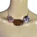 Elle Semi Precious Faceted Agate Necklace Photo 0