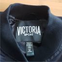 Victoria's Secret Victoria’s Secret Sport Black‎ Bomber Jacket Size Small EUC Button Front Closure Photo 3