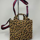 Stella & Dot  Game Changer Cheetah Leopard Animal Print Canvas Crossbody Purse Photo 0