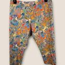 Soft Surroundings  Womens size Large Cropped Capri Pull On Legging Pants Paisley Photo 0