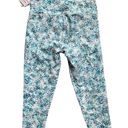 Laundry by Shelli Segal Snake Whirl Aqua Side Pocket Sport Legging Capri, Large Photo 1