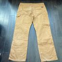 Dickies Tan Distressed Utility Workwear Painter Pants size 38x32 Photo 3