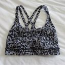 Lululemon Energy Bra Medium Support in Achromatize Ice Grey Black Photo 1