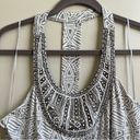 INC International Concepts beaded dress Size Large Gray Photo 2