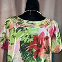 Caribbean Joe  Size XL Floral Top Photo 7