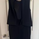 AQ/AQ  Black asymmetrical mini dress high neck | size 4 Photo 4