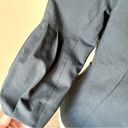 Magaschoni  | Black Balloon Sleeve Full Zip Blazer Jacket Sz S Photo 2