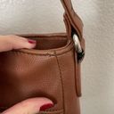 Stone Mountain  camel brown leather shoulder bag Photo 7