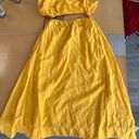 Farm Rio Yellow Open Waist Sundress Photo 1