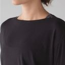 Lululemon  Black Long Sleeve Top Size 4 Photo 1