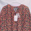 Something Navy  NWT Floral Print Long Sleeve Easy Volume Blouse Top size XS Photo 4