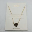 ma*rs Miss To  18K Gold Plated Diamond Shaped Necklace Photo 2