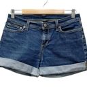 Patagonia  Jean Shorts Dark Wash Denim Roll Cuff Cutoff Shorts Women’s Size 28 Photo 10