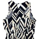 Banana Republic NWT  Midi Dress Blue And White Size XS Interview Office Photo 2