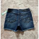 Dear John  Womens Sydney Distressed Fray Hem Short Blue Denim Size 27 NWT Photo 4