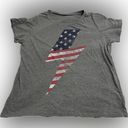 Grayson Threads 🇺🇸 USA lightning bolt cotton tshirt sz L/XL Photo 0